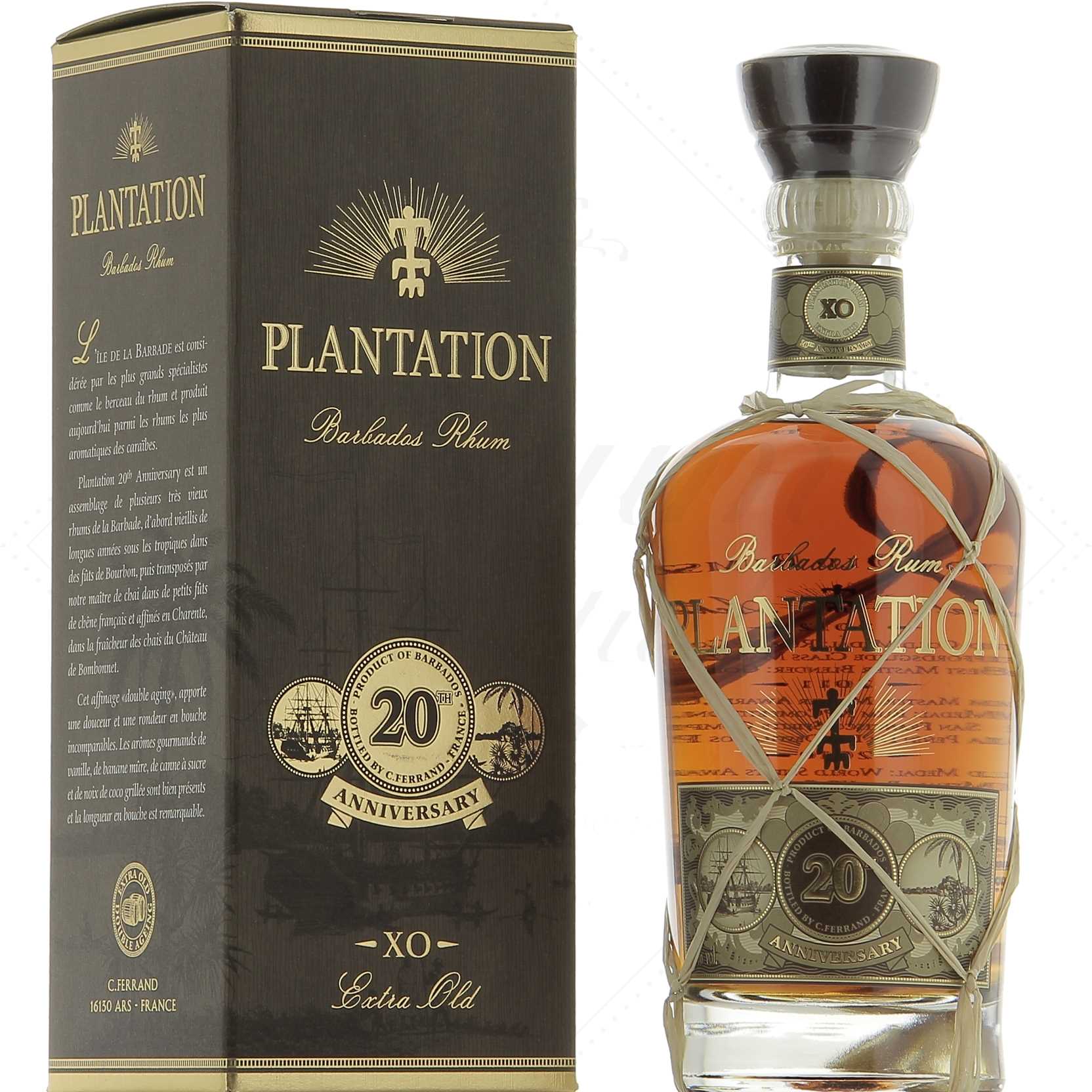 Plantation Rum Barbados XO 20th Anniversary 40° - Rhum Attitude