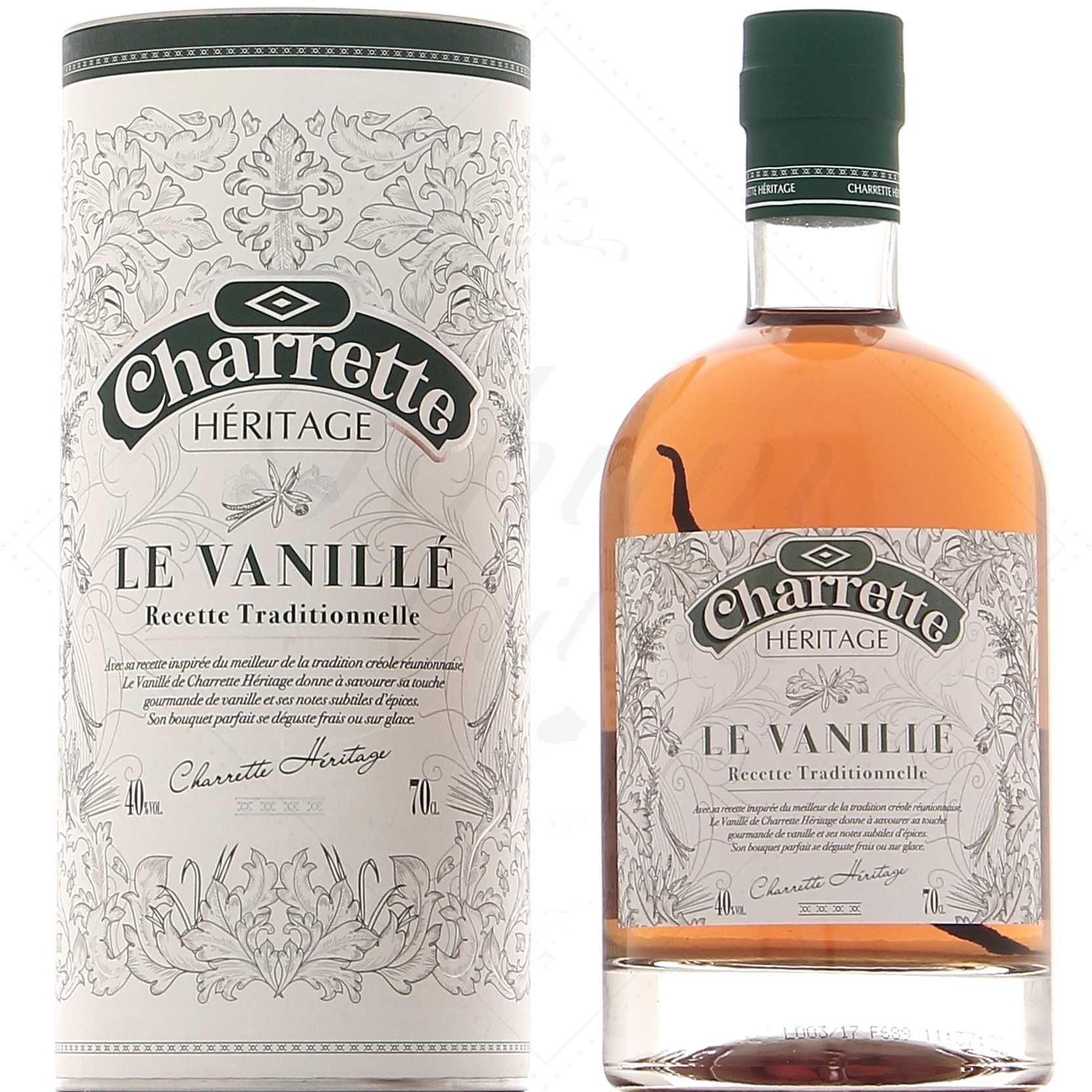 Rhum Charrette Héritage Le Vanillé 40° Rhum Attitude