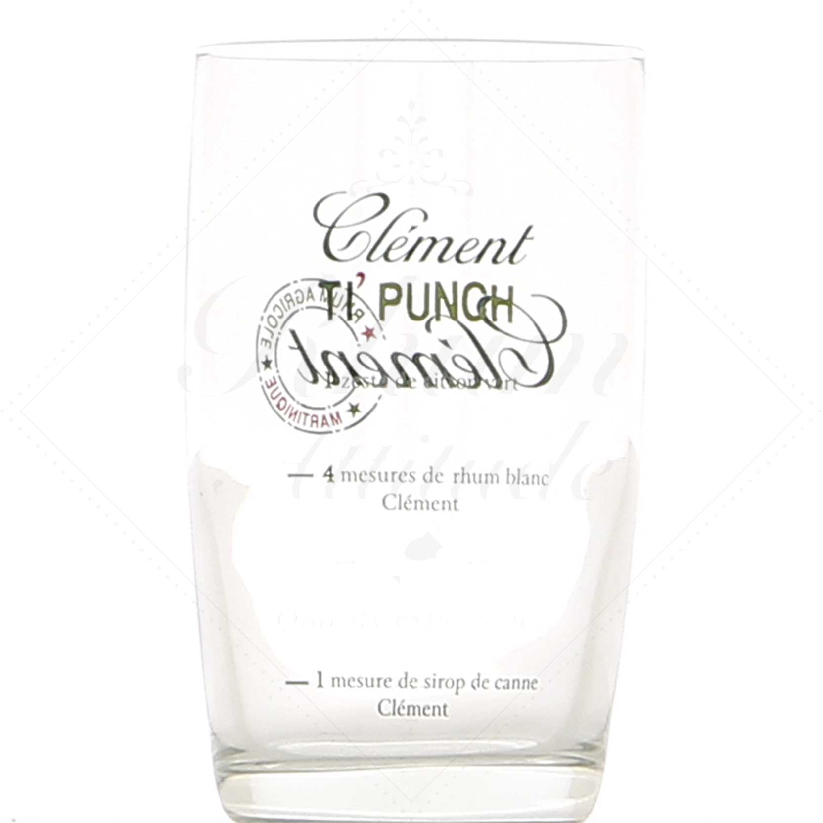 Verre Ti Punch Clément - Rhum Attitude