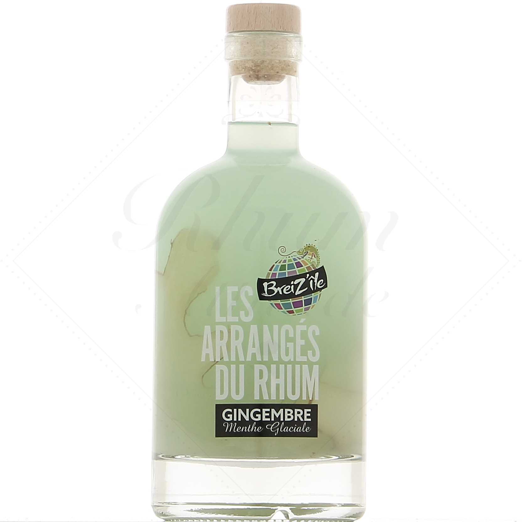 Rhum Arrangé Citron Vert Menthe Gingembre Breiz'île Les Arrangés Du Rhum Gingembre Menthe Glaciale 28° - Rhum Attitude