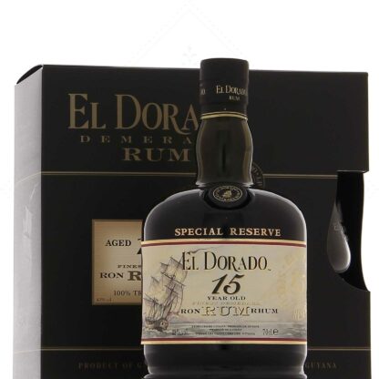 El Dorado 15 ans coffret 2 verres 43° – Image 2