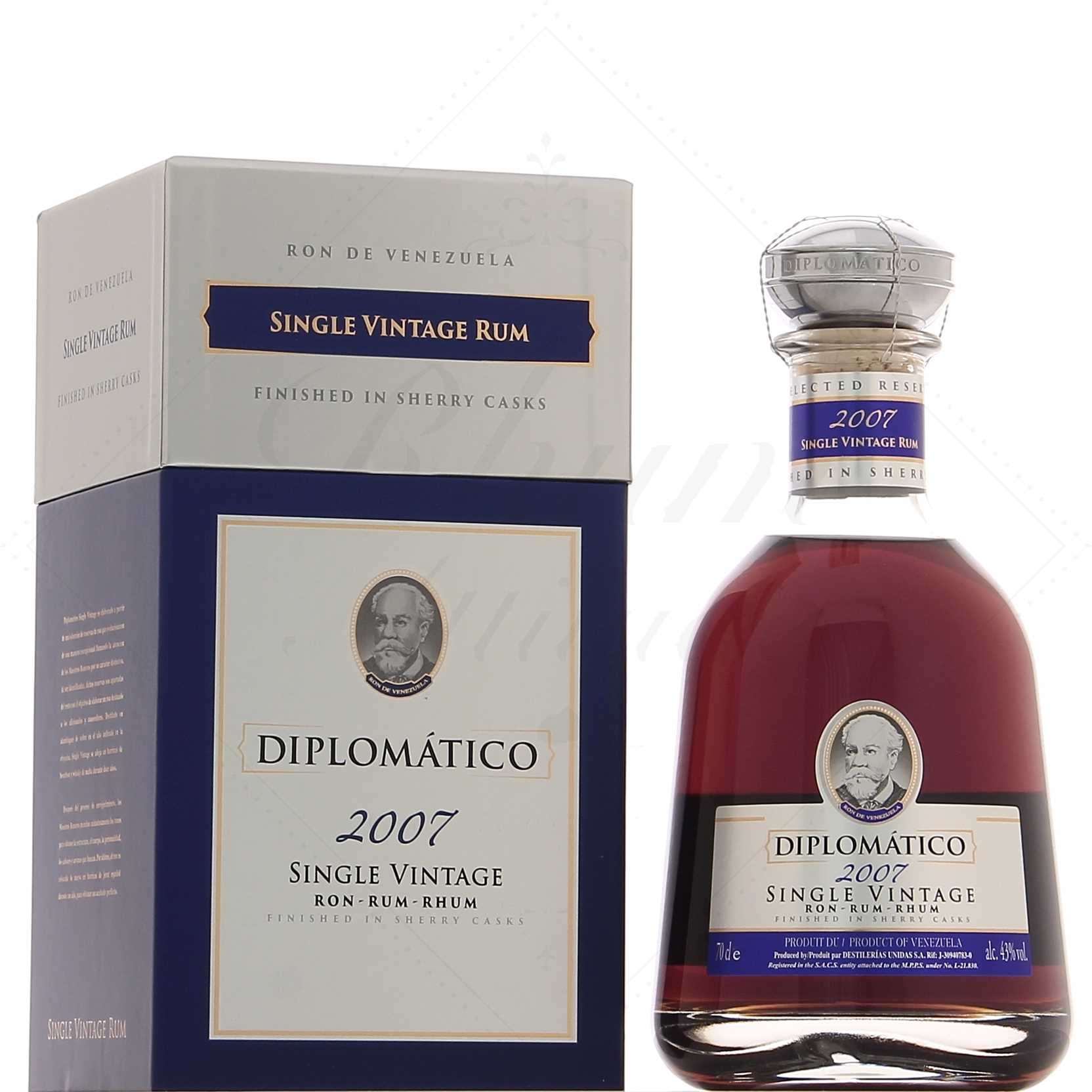 Rum Diplomatico Mantuano: Rum Venezuelano Destilerias Unidas S.A.