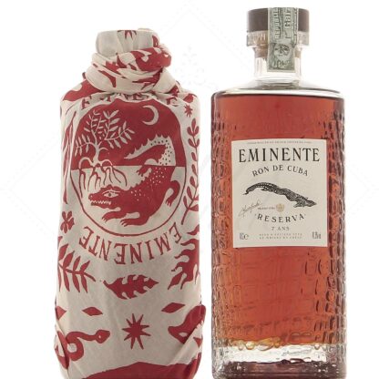 Eminente Reserva 7 ans 41,3° avec un foulard rouge
