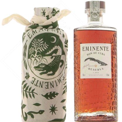 Eminente Reserva 7 ans 41,3° avec un foulard vert