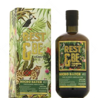 Rest & Be Thankful 13 years old Micro Batch Jamaican Rum Antipodes 58.7°
