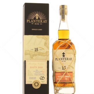 Planteray Rum 15 ans 2010 Single Cask Haïti Itinéraires 40,5°